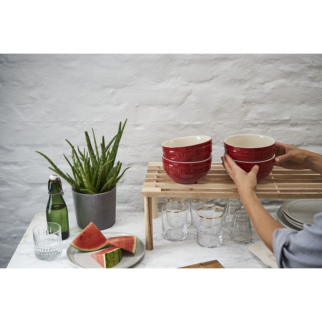 Staub Ceramique Bowl set 0.7 L Round Ceramic Red 4 pc(s) Staub Ceramique Bowl set 0.7 L Round Ceramic Red 4 pc(s)