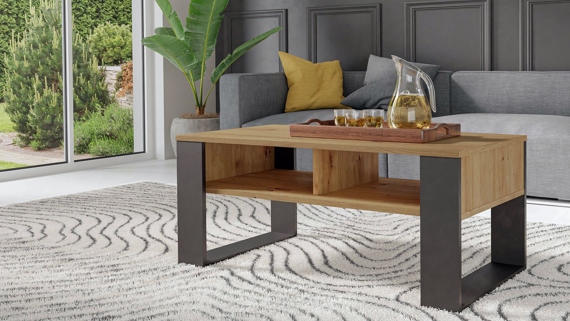 Topeshop MODERN 2P ART CZ coffee/side/end table Coffee table Rectangular shape 2 leg(s) Topeshop MODERN 2P ART CZ coffee/side/end table Coffee table Rectangular shape 2 leg(s)