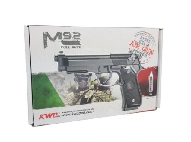 Air rifle pistol Ranger M92 Full Auto Blowback Kal.4.5 BBS 18-shots KWC Air rifle pistol Ranger M92 Full Auto Blowback Kal.4.5 BBS 18-shots KWC