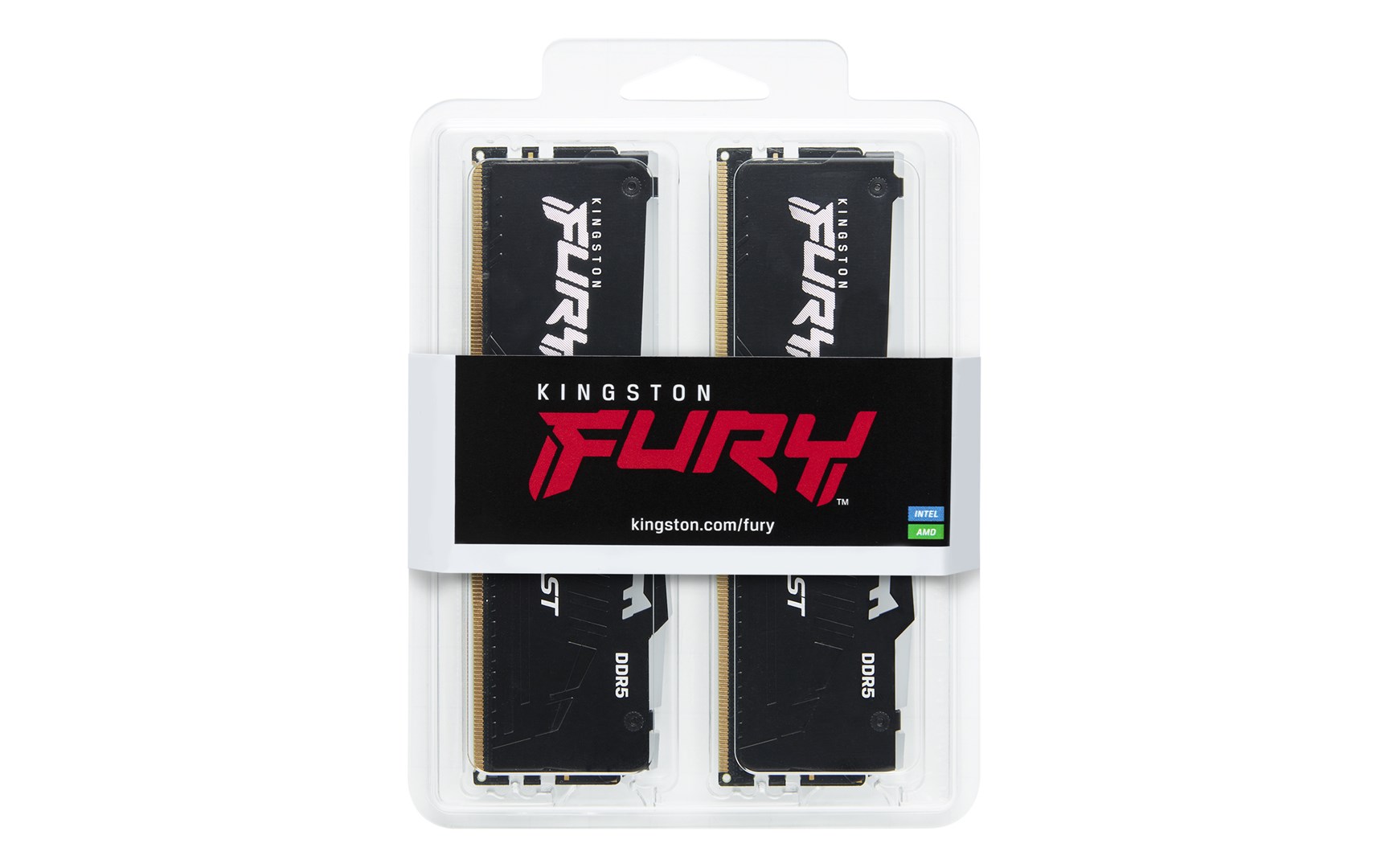 Kingston Technology FURY Beast 64GB 5200MT/s DDR5 CL40 DIMM (Kit of 2) RGB Kingston Technology FURY Beast 64GB 5200MT/s DDR5 CL40 DIMM (Kit of 2) RGB