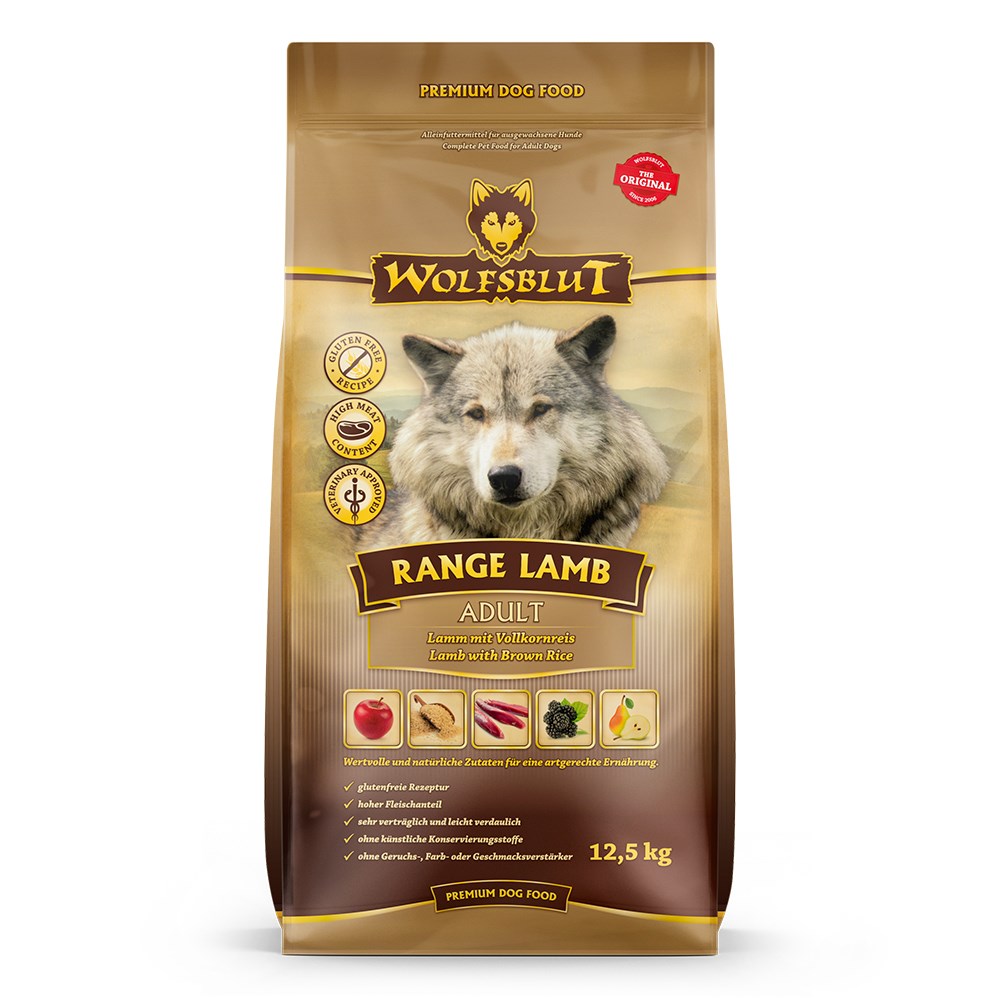 WOLFSBLUT Range Lamb Lamb with rice - dry dog food - 12,5kg WOLFSBLUT Range Lamb Lamb with rice - dry dog food - 12,5kg