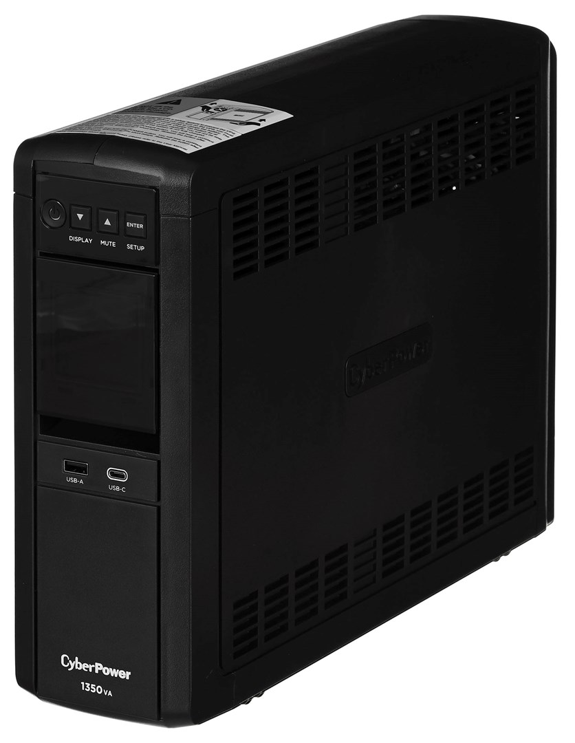 CyberPower CP1350EPFCLCD uninterruptible power supply (UPS) Line-Interactive 1.35 kVA 780 W 6 AC outlet(s) CyberPower CP1350EPFCLCD uninterruptible power supply (UPS) Line-Interactive 1.35 kVA 780 W 6 AC outlet(s)