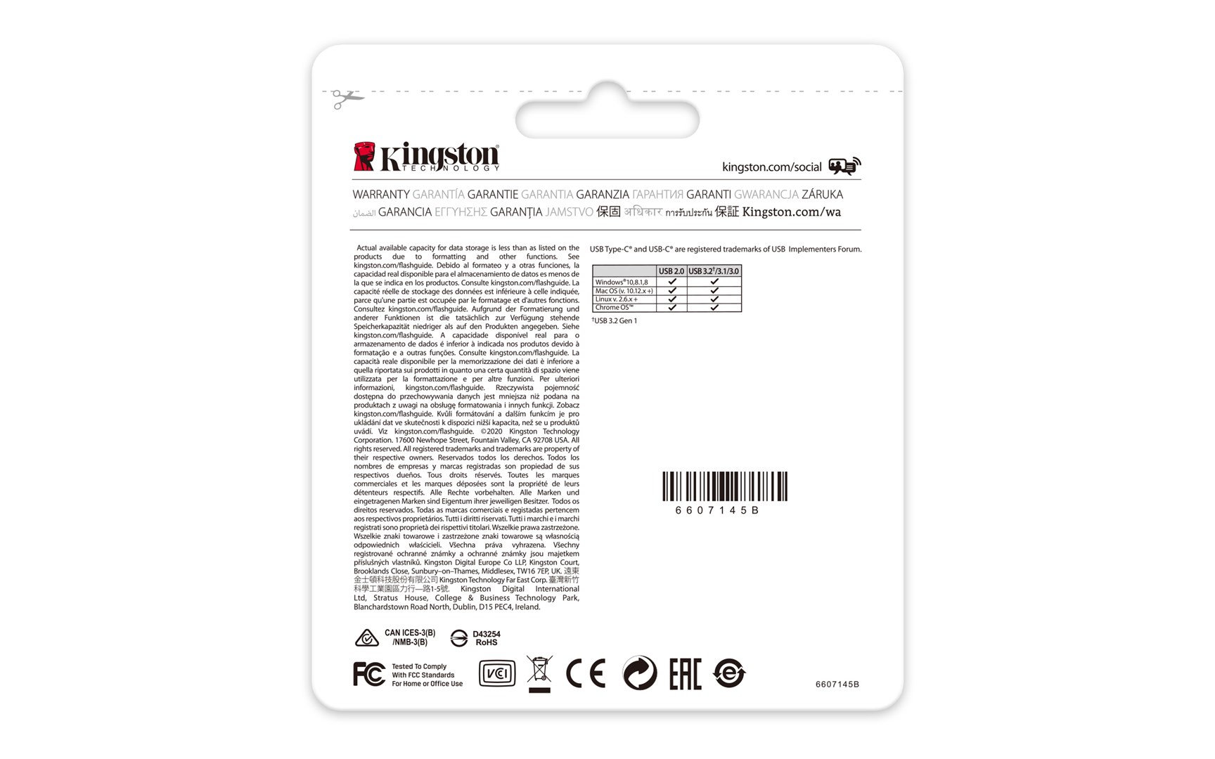 Kingston Technology DataTraveler 128GB USB-C 3.2 Gen 1 70 Kingston Technology DataTraveler 128GB USB-C 3.2 Gen 1 70