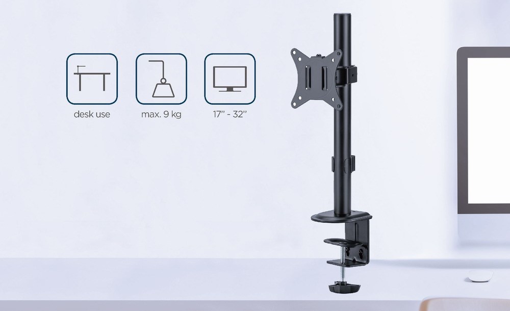Gembird MA-D1-02 monitor mount / stand 81.3 cm (32") Desk Black Gembird MA-D1-02 monitor mount / stand 81.3 cm (32") Desk Black