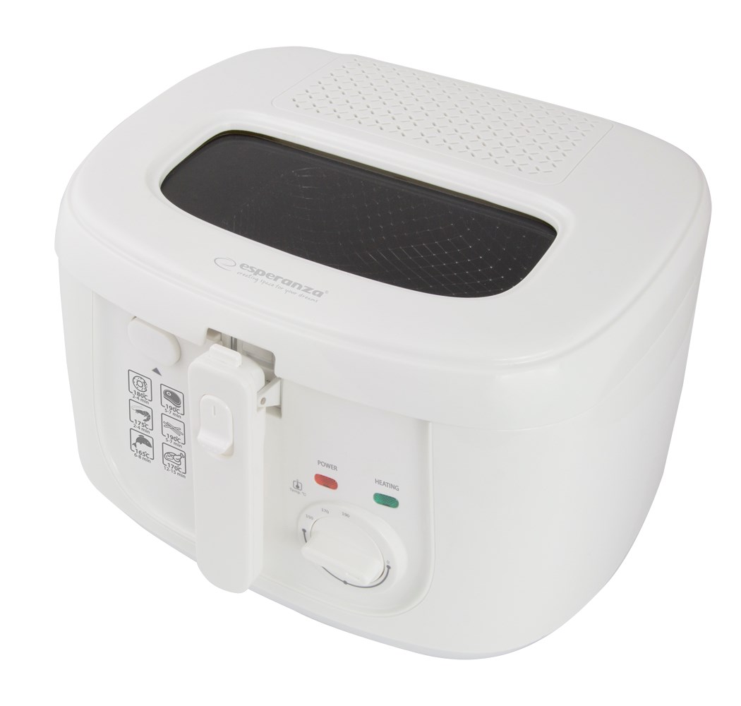 Esperanza EKG012 Deep Fryer 2.5L, White Esperanza EKG012 Deep Fryer 2.5L, White