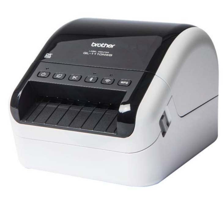 Brother QL-1110NWB, DK, Direct thermal, 300 x 300 DPI, 110 mm/sec, Wired & Wireless, Black, White Brother QL-1110NWB, DK, Direct thermal, 300 x 300 DPI, 110 mm/sec, Wired & Wireless, Black, White