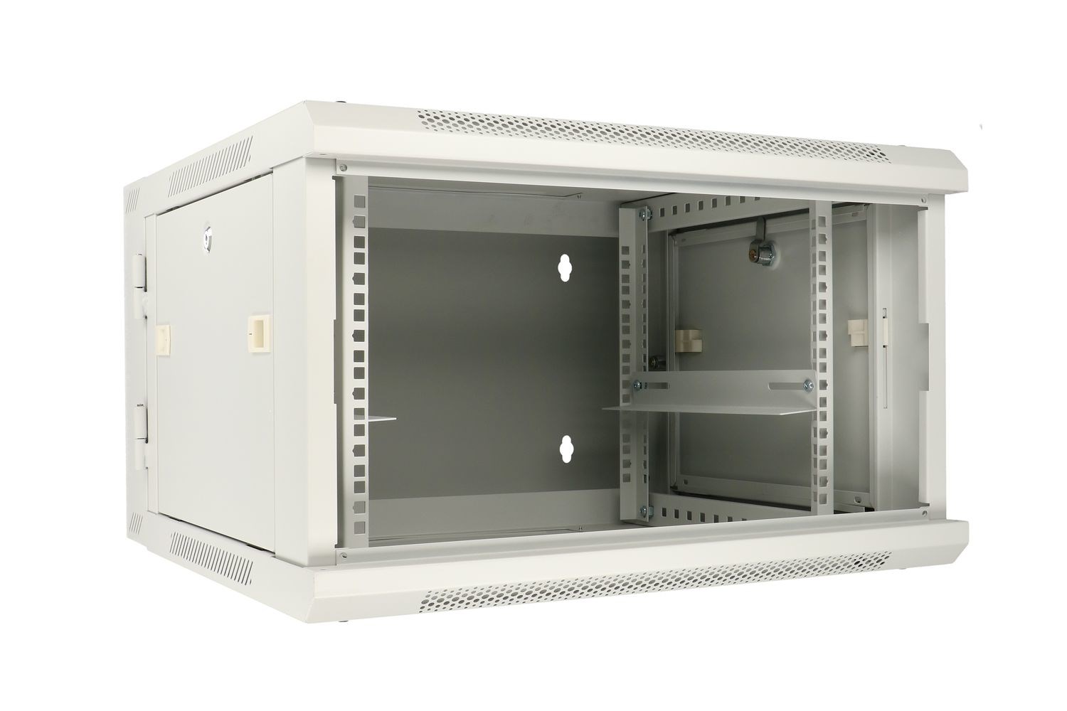 Extralink Rackmount cabinet 6U 600x600 AZH Gray wall mounted, swing type Extralink Rackmount cabinet 6U 600x600 AZH Gray wall mounted, swing type