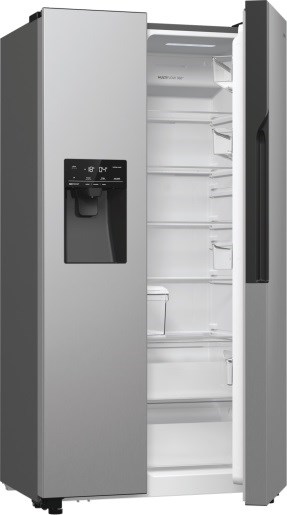Gorenje NRR9185ESXL side-by-side refrigerator Freestanding 550 L E Silver Gorenje NRR9185ESXL side-by-side refrigerator Freestanding 550 L E Silver
