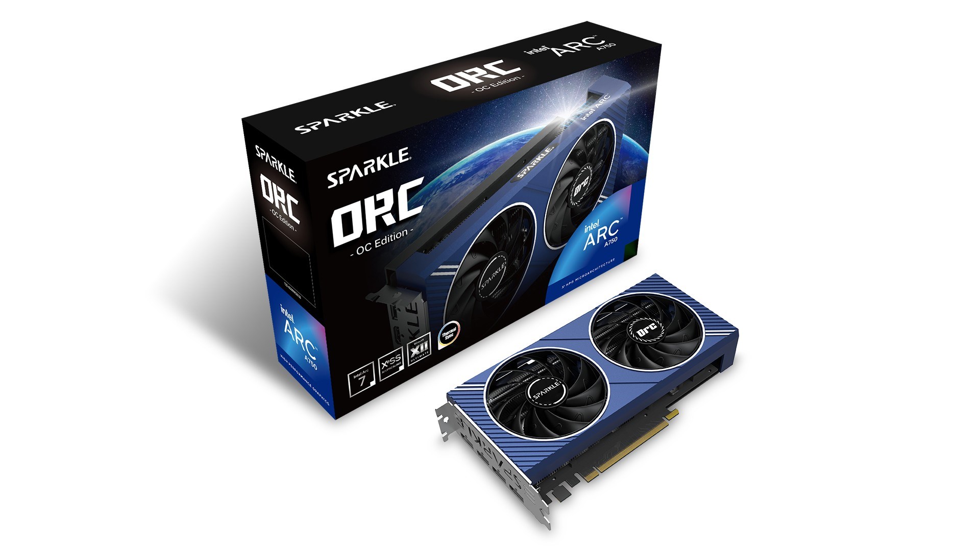 Sparkle Intel Arc A750 ORC OC Edition graphics card Sparkle Intel Arc A750 ORC OC Edition graphics card