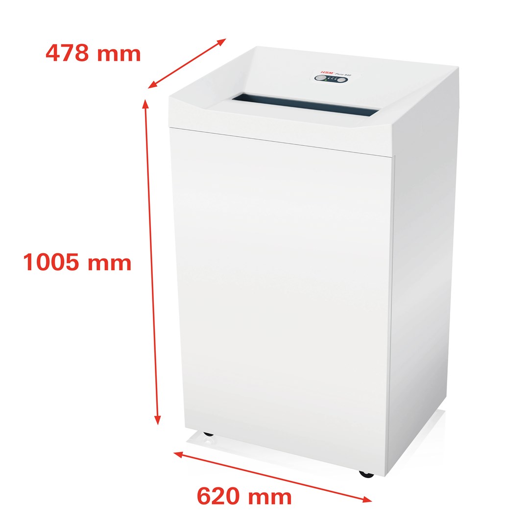 HSM Pure 940 shredder, 165 l, 3,9x40 mm HSM Pure 940 shredder, 165 l, 3,9x40 mm