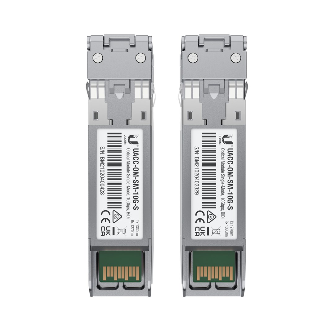 Ubiquiti UACC-OM-SM-10G-S-2 network transceiver module Fiber optic 10000 Mbit/s Ubiquiti UACC-OM-SM-10G-S-2 network transceiver module Fiber optic 10000 Mbit/s