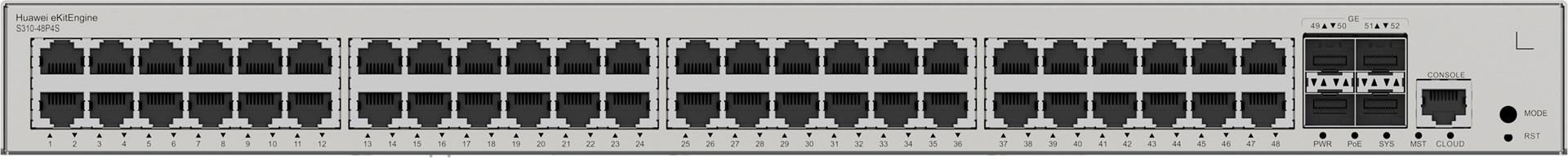 HUAWEI eKit S310 Series S310-48P4S Managed L3 Switch HUAWEI eKit S310 Series S310-48P4S Managed L3 Switch