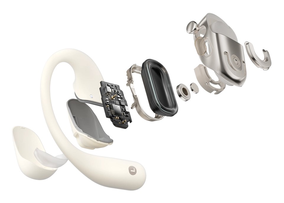 SHOKZ OpenFit 2 Headphones Wireless Ear-hook Calls/Music/Sport/Everyday Beige SHOKZ OpenFit 2 Headphones Wireless Ear-hook Calls/Music/Sport/Everyday Beige
