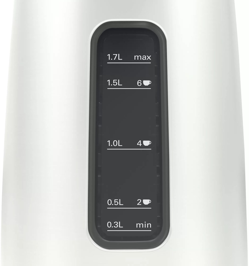 Bosch DesignLine electric kettle 1.7 L 2400 W Black, Silver Bosch DesignLine electric kettle 1.7 L 2400 W Black, Silver