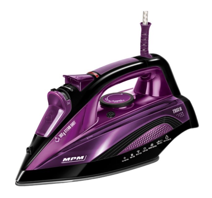 MPM MZE-21/RS Steam Iron 2800 W Violet MPM MZE-21/RS Steam Iron 2800 W Violet