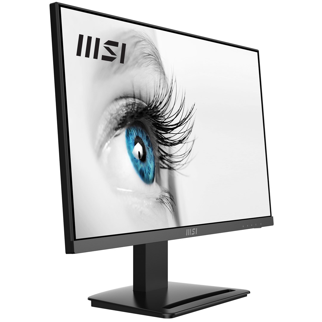 MSI Pro MP243X 23.8 Inch Monitor, Full HD (1920 x 1080), 100Hz, IPS, 4ms, HDMI, DisplayPort, Built-in Speakers, Anti-Glare, Anti-Flicker, Less Blue light, TÜV Certified, VESA, Kensington, Black MSI Pro MP243X 23.8 Inch Monitor, Full HD (1920 x 1080), 100Hz, IPS, 4ms, HDMI, DisplayPort, Built-in Speakers, Anti-Glare, Anti-Flicker, Less Blue light, TÜV Certified, VESA, Kensington, Black
