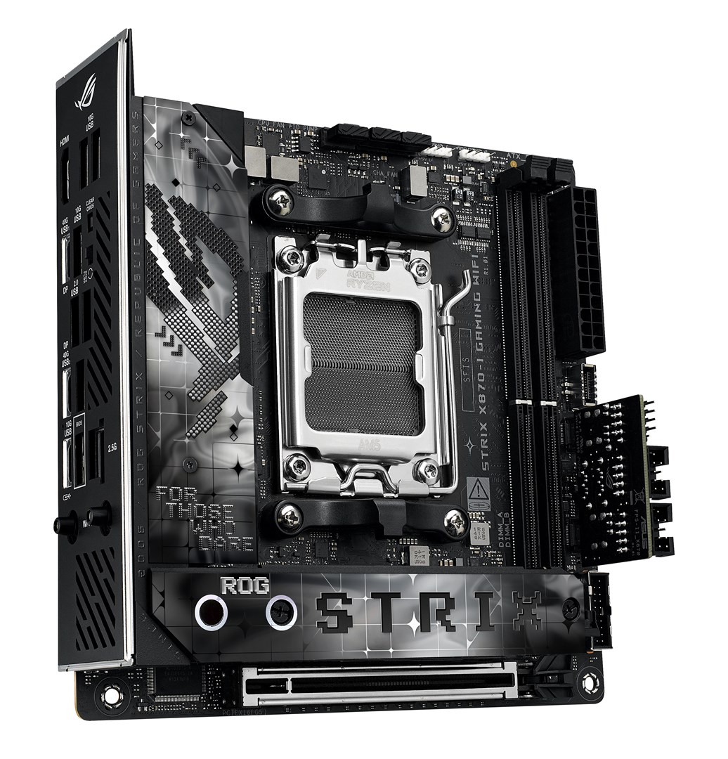 ASUS ROG STRIX X870-I GAMING WIFI AMD X870 socket AM5 mini ITX motherboard ASUS ROG STRIX X870-I GAMING WIFI AMD X870 socket AM5 mini ITX motherboard