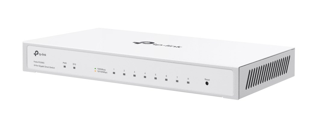 TP-Link Festa FS308G Managed L2/L2+ Gigabit Ethernet (10/100/1000) Power over Ethernet (PoE) White TP-Link Festa FS308G Managed L2/L2+ Gigabit Ethernet (10/100/1000) Power over Ethernet (PoE) White