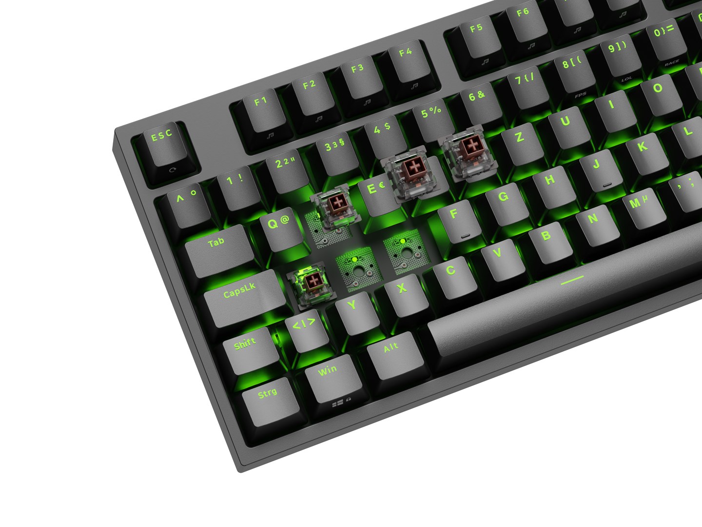 GENESIS Thor 404 TKL keyboard Gaming USB QWERTZ German Black GENESIS Thor 404 TKL keyboard Gaming USB QWERTZ German Black