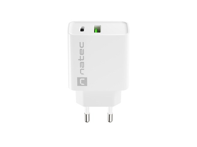 NATEC NETWORK CHARGER RIBERA USB-A+USB-C 20W PD NATEC NETWORK CHARGER RIBERA USB-A+USB-C 20W PD