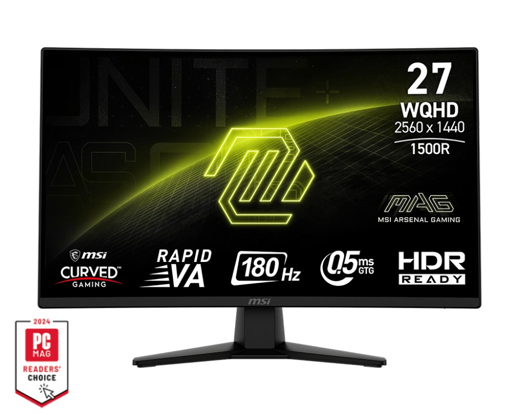 Curved gaming monitor MSI MAG 274CQFDE 27" - Flat screen - 68.6 cm Curved gaming monitor MSI MAG 274CQFDE 27" - Flat screen - 68.6 cm