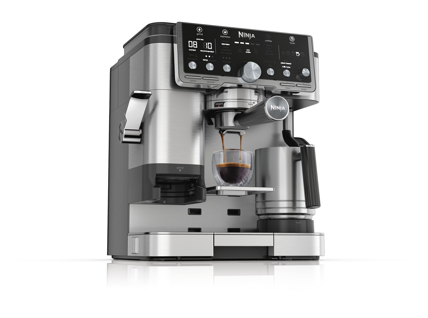 Ninja ES701EU coffee maker Semi-auto Espresso machine 2 L Ninja ES701EU coffee maker Semi-auto Espresso machine 2 L