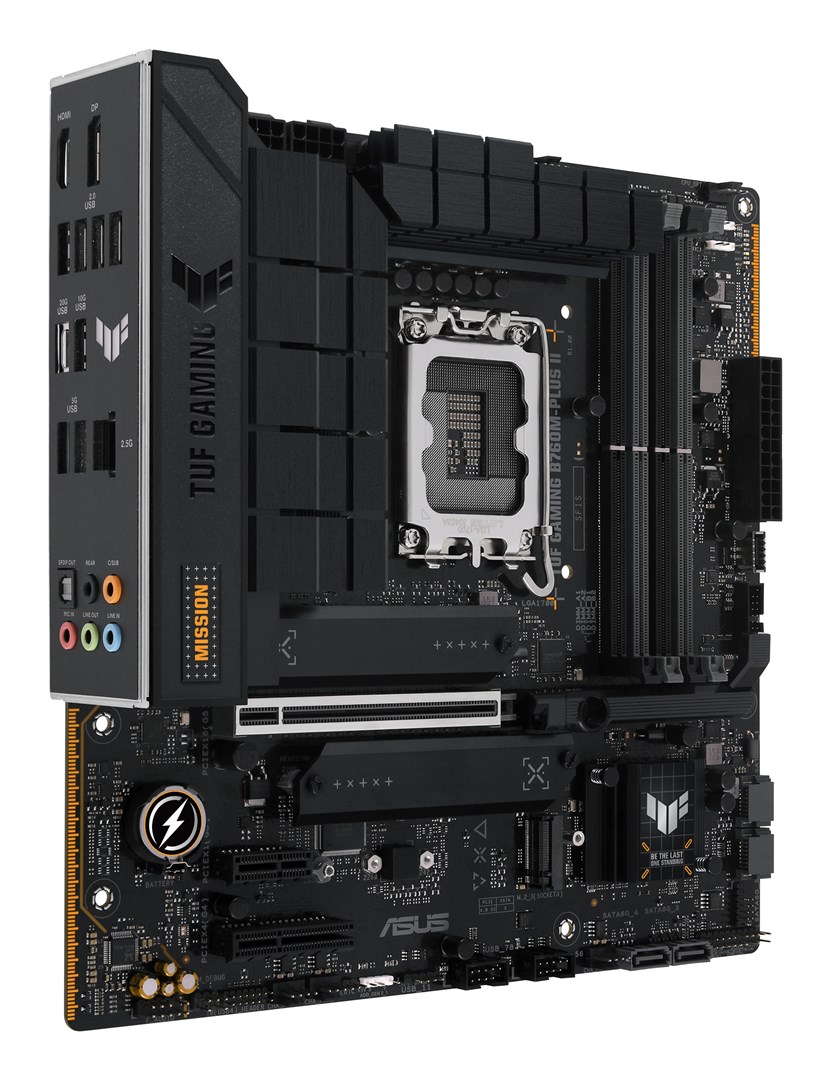 ASUS TUF GAMING B760M-PLUS II Intel B760 LGA 1700 micro ATX ASUS TUF GAMING B760M-PLUS II Intel B760 LGA 1700 micro ATX