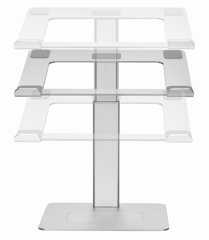 Gembird NBS-D1-02 laptop stand Silver 39.6 cm (15.6") Gembird NBS-D1-02 laptop stand Silver 39.6 cm (15.6")