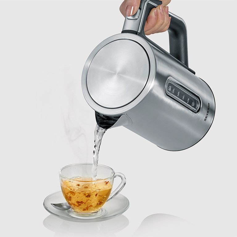 Severin 3418000 electric kettle 1.7 L 3000 W Black, Stainless steel Severin 3418000 electric kettle 1.7 L 3000 W Black, Stainless steel