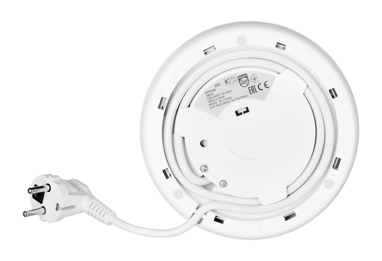 Philips HD9318/00 electric kettle 1.7 L 2200 W White Philips HD9318/00 electric kettle 1.7 L 2200 W White