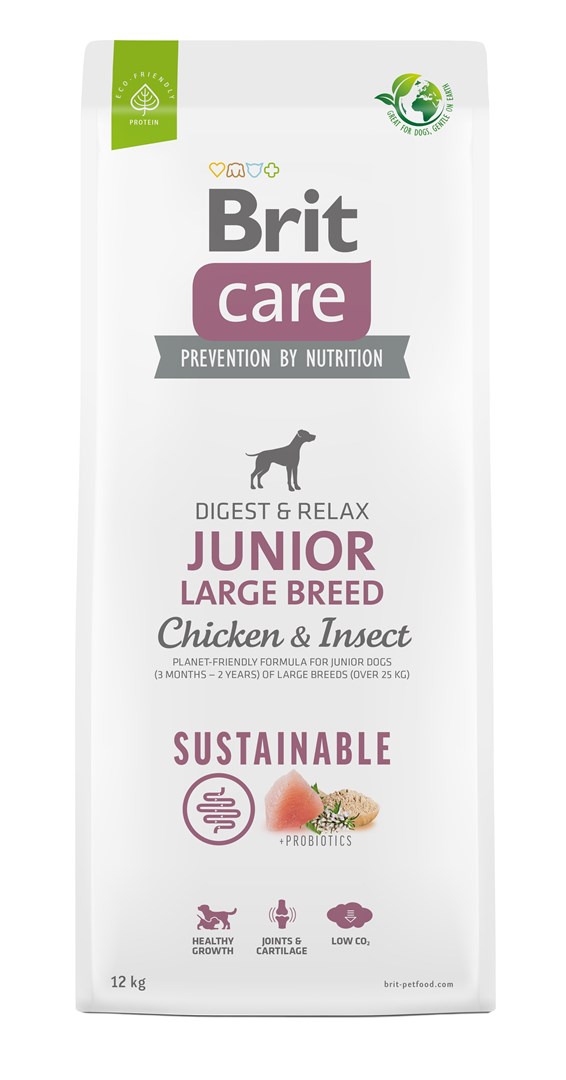 BRIT Care Dog Sustainable Junior Large Breed Chicken & Insect - dry dog food - 12 kg BRIT Care Dog Sustainable Junior Large Breed Chicken & Insect - dry dog food - 12 kg