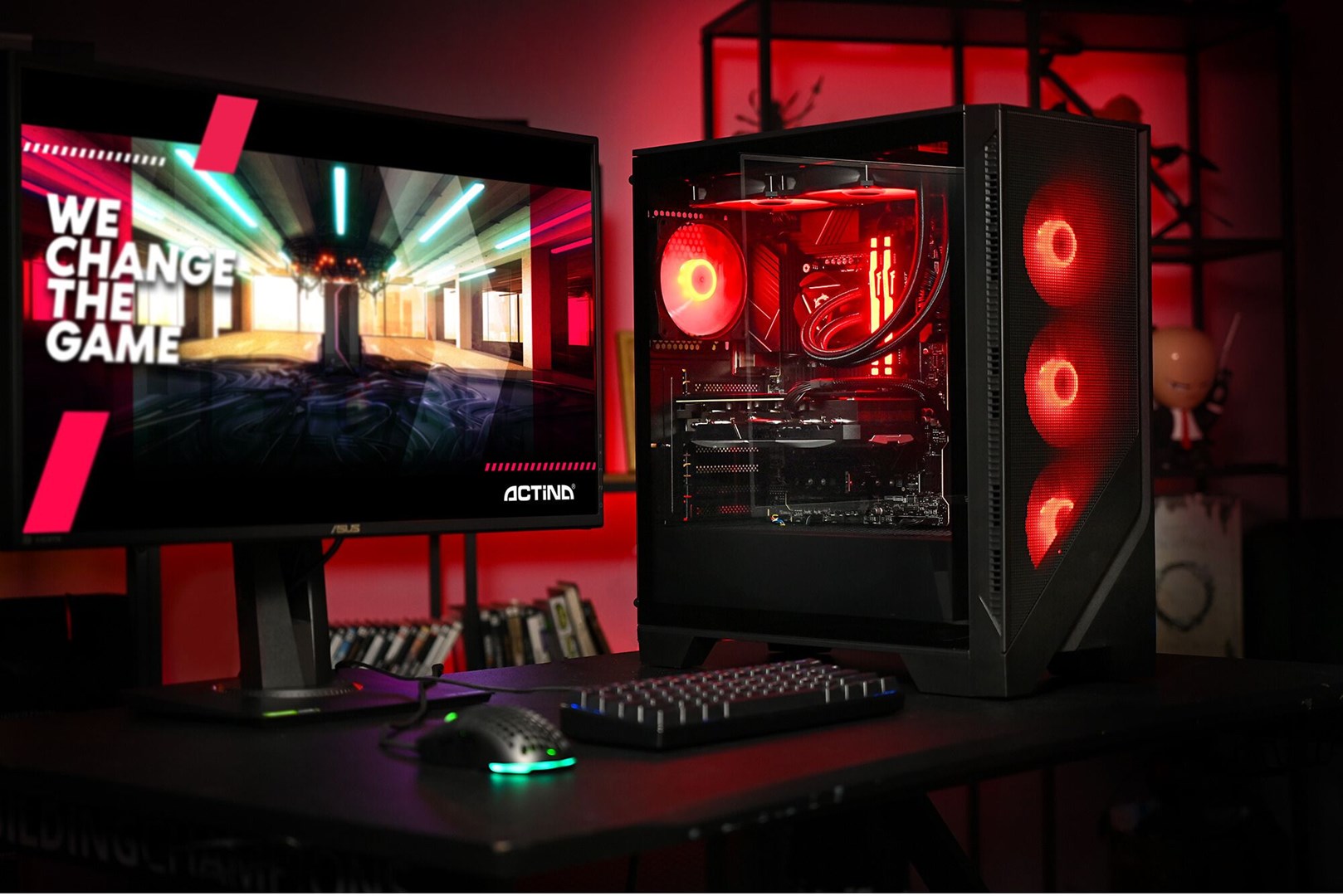 Actina 5901443421535 PC Intel Core Ultra 7 265KF 32 GB DDR5-SDRAM 2 TB SSD NVIDIA GeForce RTX 5080 Windows 11 Home Midi Tower Black Actina 5901443421535 PC Intel Core Ultra 7 265KF 32 GB DDR5-SDRAM 2 TB SSD NVIDIA GeForce RTX 5080 Windows 11 Home Midi Tower Black