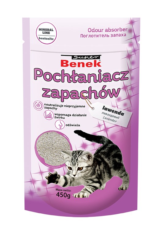 CERTECH Odour Absorber Super Benek Lavender 450 g CERTECH Odour Absorber Super Benek Lavender 450 g