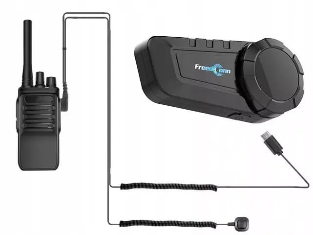 FREEDCONN KY-PRO SINGLE motorcycle intercom Black FREEDCONN KY-PRO SINGLE motorcycle intercom Black