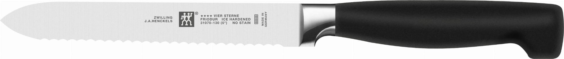 Set of 4 ZWILLING Four Star block knives white Set of 4 ZWILLING Four Star block knives white
