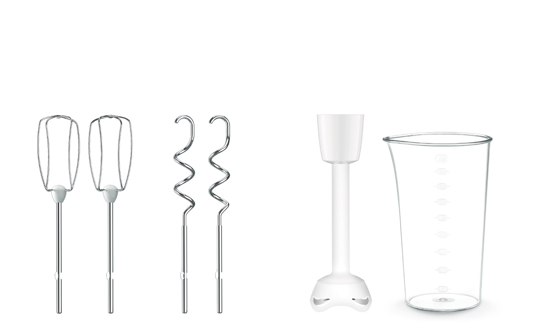 Tefal Prep'Mix+ HT4611 Hand mixer 500 W White Tefal Prep'Mix+ HT4611 Hand mixer 500 W White