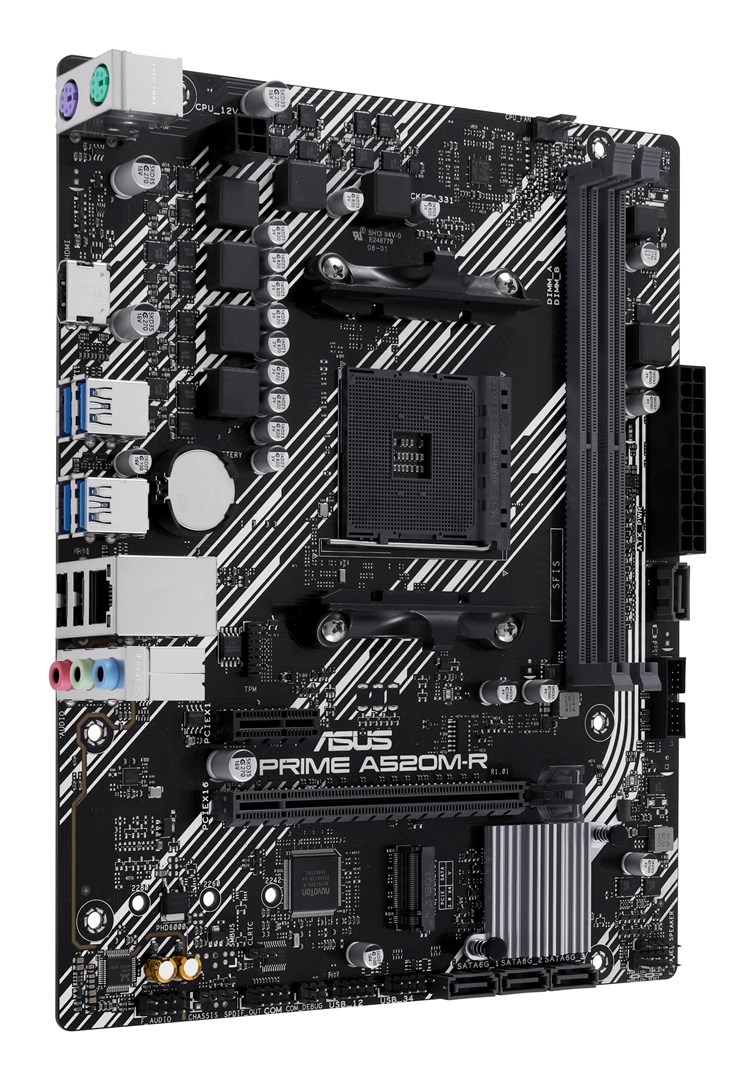 ASUS PRIME A520M-R AMD A520 Socket AM4 micro ATX ASUS PRIME A520M-R AMD A520 Socket AM4 micro ATX