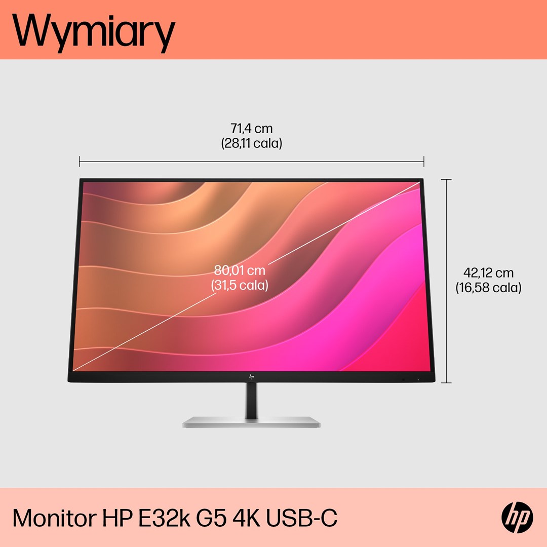 HP E32k G5 4K USB-C Monitor HP E32k G5 4K USB-C Monitor