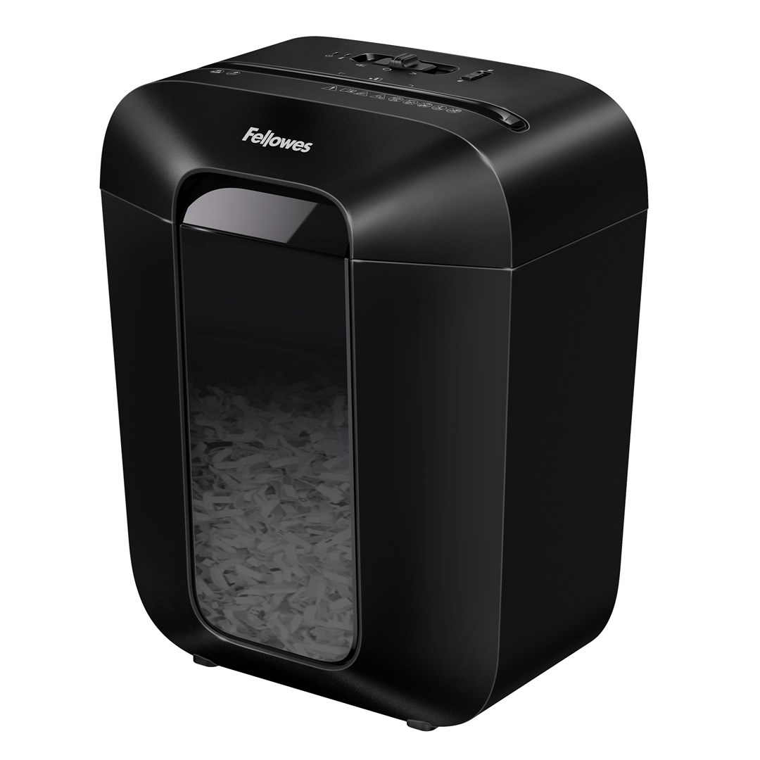Fellowes Powershred LX45 paper shredder Cross shredding Black Fellowes Powershred LX45 paper shredder Cross shredding Black