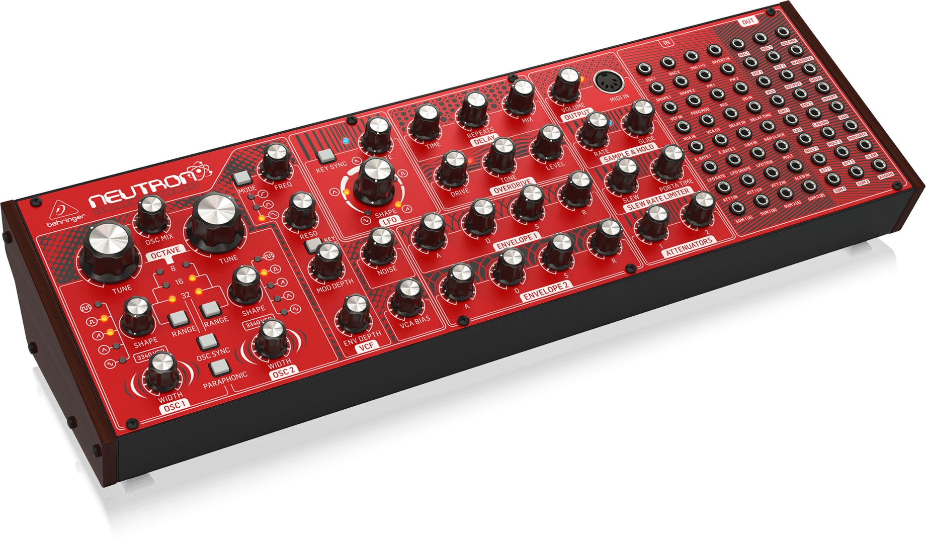 Behringer NEUTRON synthesizer Analog synthesizer Red Behringer NEUTRON synthesizer Analog synthesizer Red