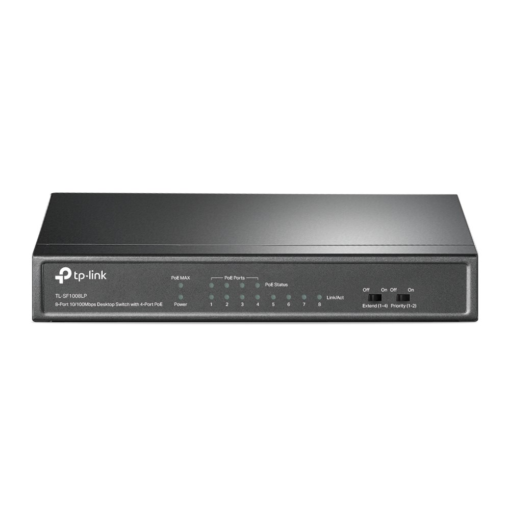 TP-Link TL-SF1008LP network switch Unmanaged Fast Ethernet (10/100) Power over Ethernet (PoE) Black TP-Link TL-SF1008LP network switch Unmanaged Fast Ethernet (10/100) Power over Ethernet (PoE) Black