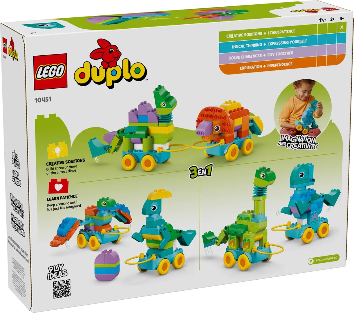LEGO DUPLO 10451 3-in-1 Dinosaurs on Wheels LEGO DUPLO 10451 3-in-1 Dinosaurs on Wheels
