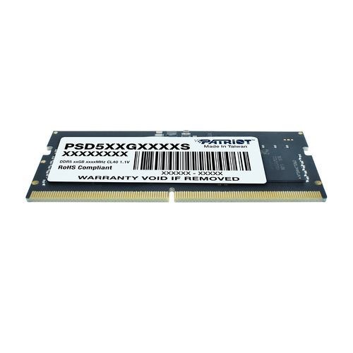 Patriot Memory Signature PSD516G560081S memory module 16 GB 1 x 16 GB DDR5 5600 MHz Patriot Memory Signature PSD516G560081S memory module 16 GB 1 x 16 GB DDR5 5600 MHz