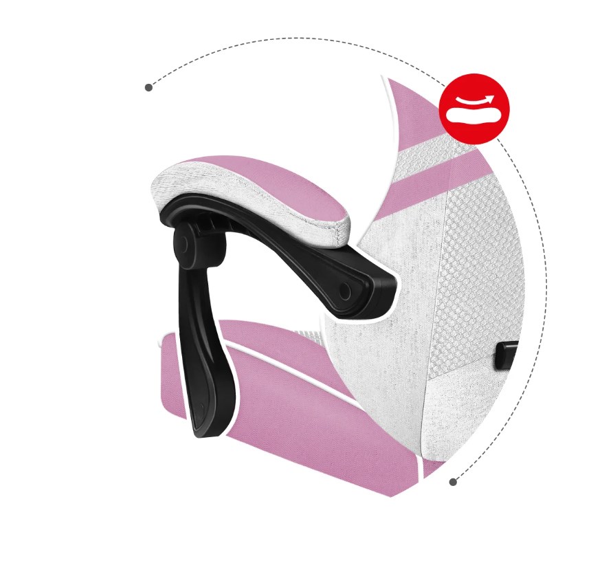 Huzaro Force 4.4 Pink Mesh gaming chair Huzaro Force 4.4 Pink Mesh gaming chair