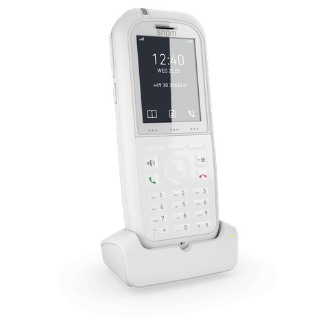 Snom M90 DECT telephone handset Caller ID White Snom M90 DECT telephone handset Caller ID White