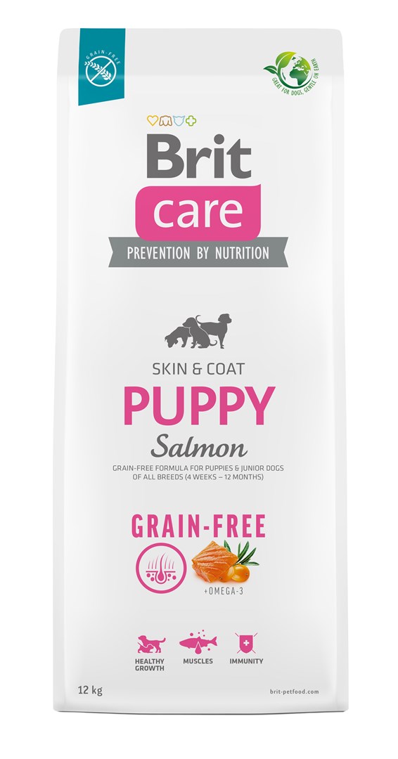 Dry food for puppies and young dogs of all breeds (4 weeks - 12 months).Brit Care Dog Grain-Free Puppy Salmon 12kg Dry food for puppies and young dogs of all breeds (4 weeks - 12 months).Brit Care Dog Grain-Free Puppy Salmon 12kg