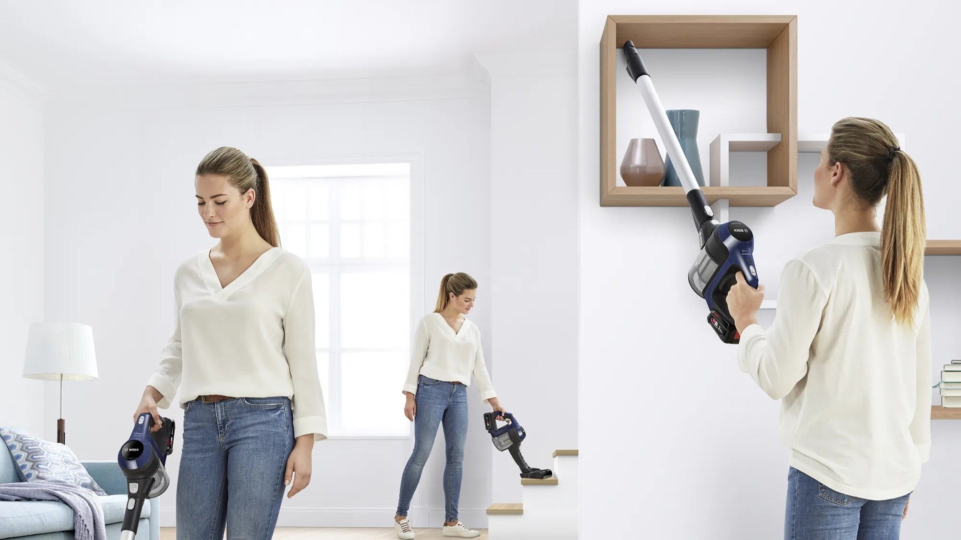 Bosch Serie 6 BCS611P4A stick vacuum/electric broom Battery Dry Hygiene Filter Bagless 0.3 L Black 2.5 Ah Bosch Serie 6 BCS611P4A stick vacuum/electric broom Battery Dry Hygiene Filter Bagless 0.3 L Black 2.5 Ah