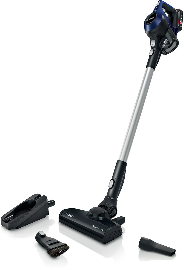 Bosch Serie 6 BCS611P4A stick vacuum/electric broom Battery Dry Hygiene Filter Bagless 0.3 L Black 2.5 Ah Bosch Serie 6 BCS611P4A stick vacuum/electric broom Battery Dry Hygiene Filter Bagless 0.3 L Black 2.5 Ah