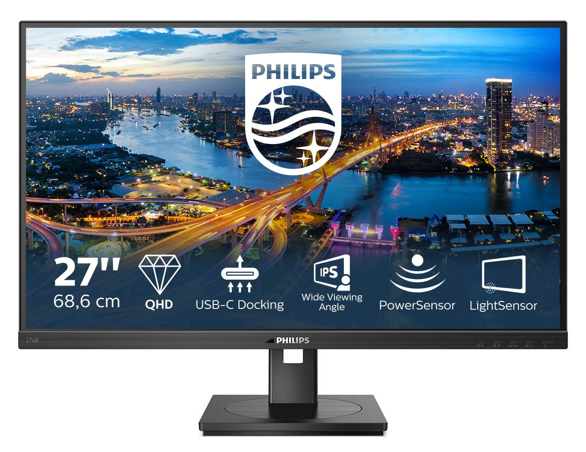 Philips 276B1/00 computer monitor 68.6 cm (27") 2560 x 1440 pixels Full HD LED Black Philips 276B1/00 computer monitor 68.6 cm (27") 2560 x 1440 pixels Full HD LED Black