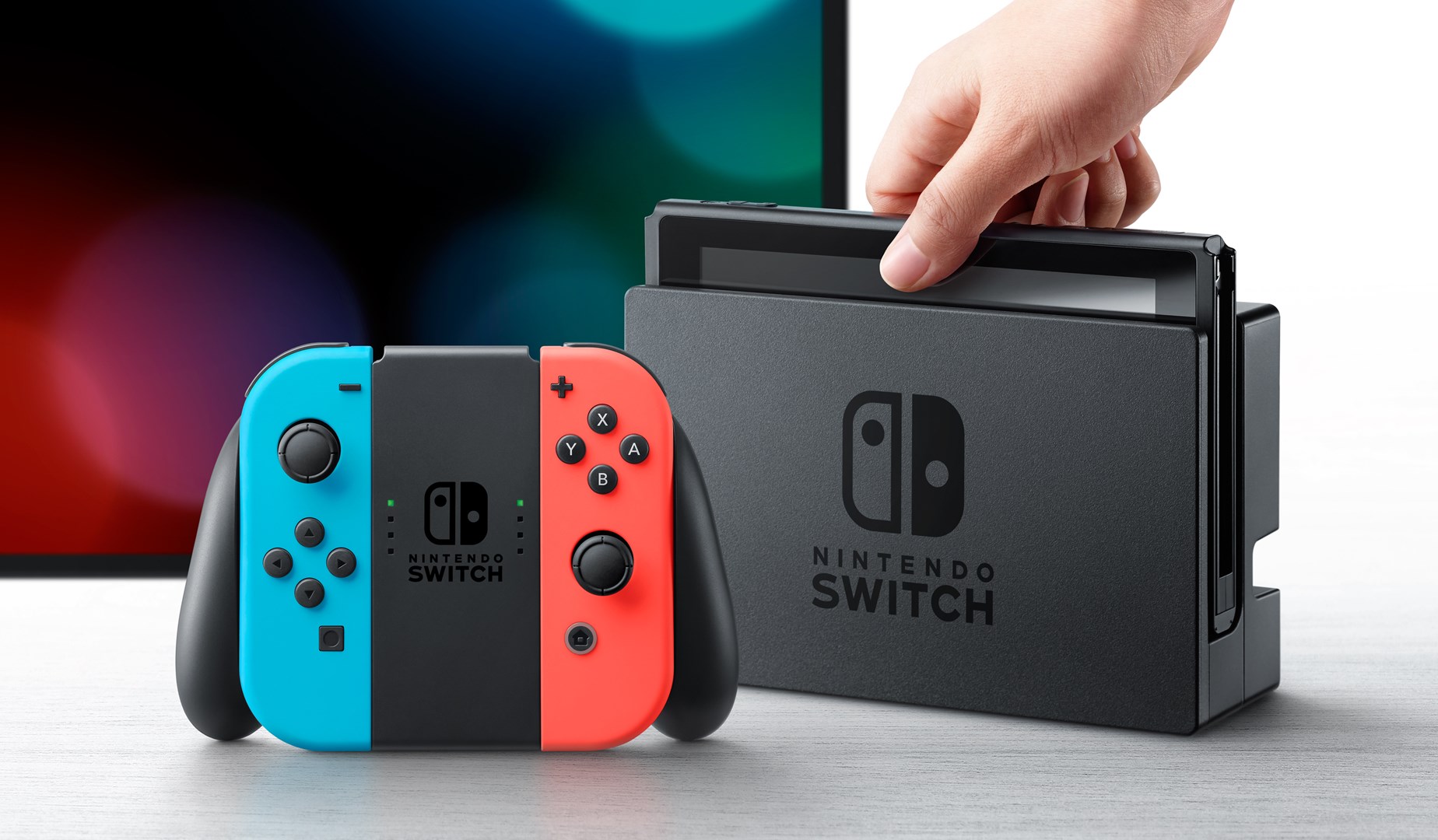 Nintendo Switch portable game console 15.8 cm (6.2") 32 GB Touchscreen Wi-Fi Blue, Grey, Red Nintendo Switch portable game console 15.8 cm (6.2") 32 GB Touchscreen Wi-Fi Blue, Grey, Red